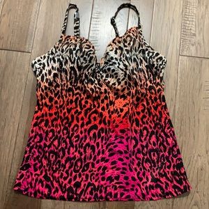 Cacique Swim Tankini Top size 40DD